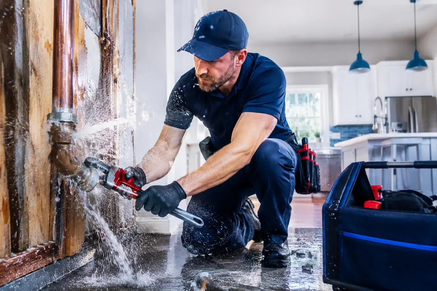 Local emergency pipe repair professionals in Towson, MD